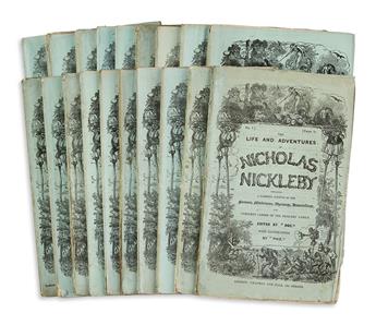 DICKENS, CHARLES. Life and Adventures of Nicholas Nickleby.